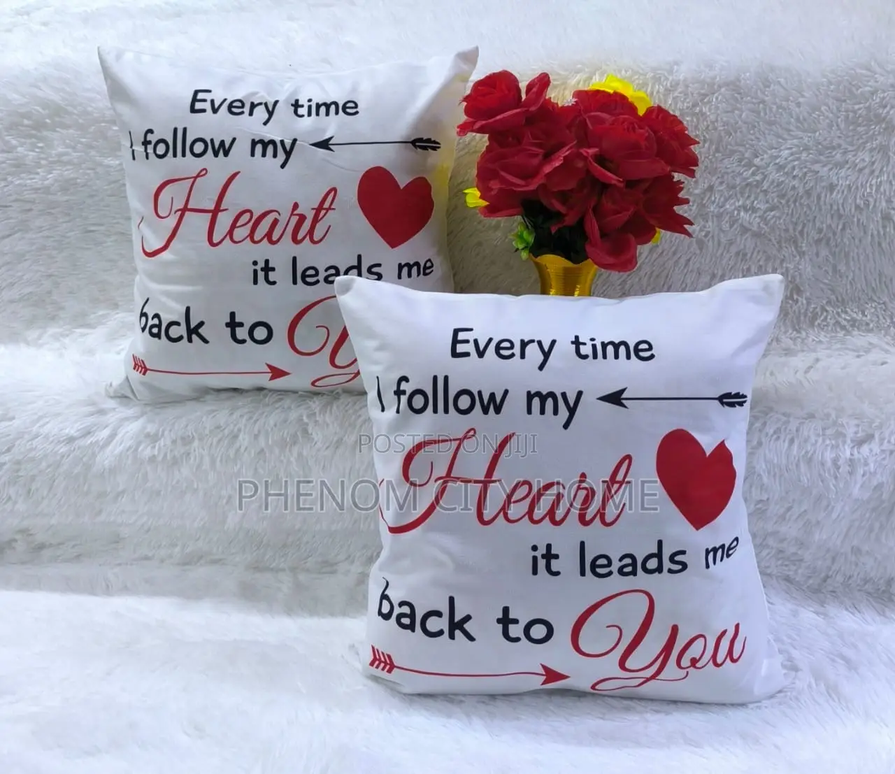 Valentines Themed Decor Pillow Cases