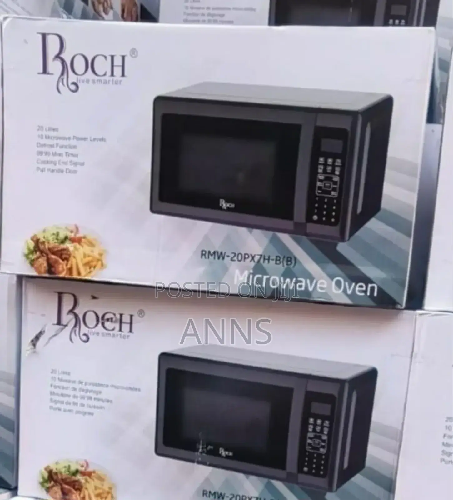Roch 20l Black Digital Microwave Oven
