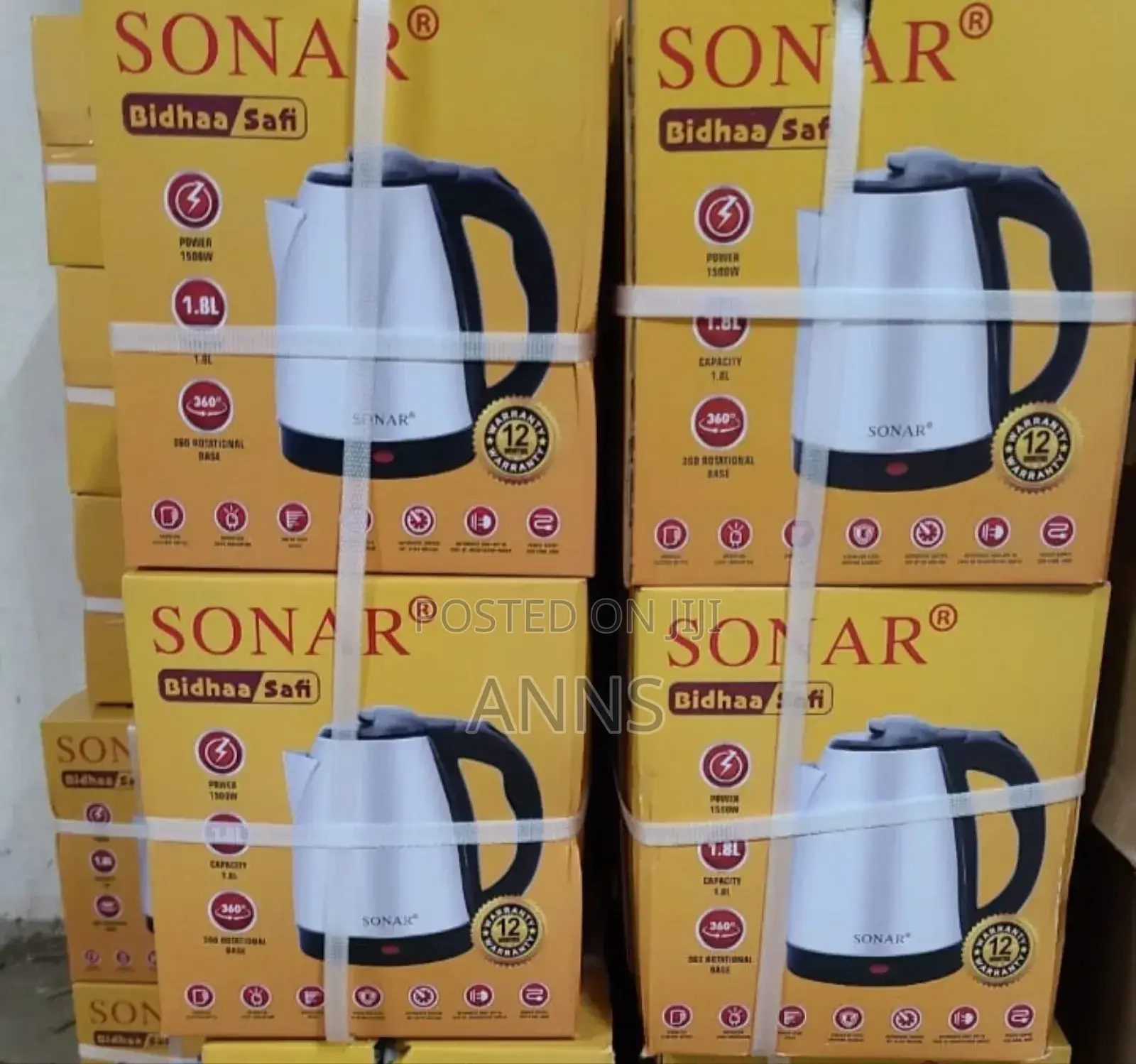 Sonar 1.8litres Kettle