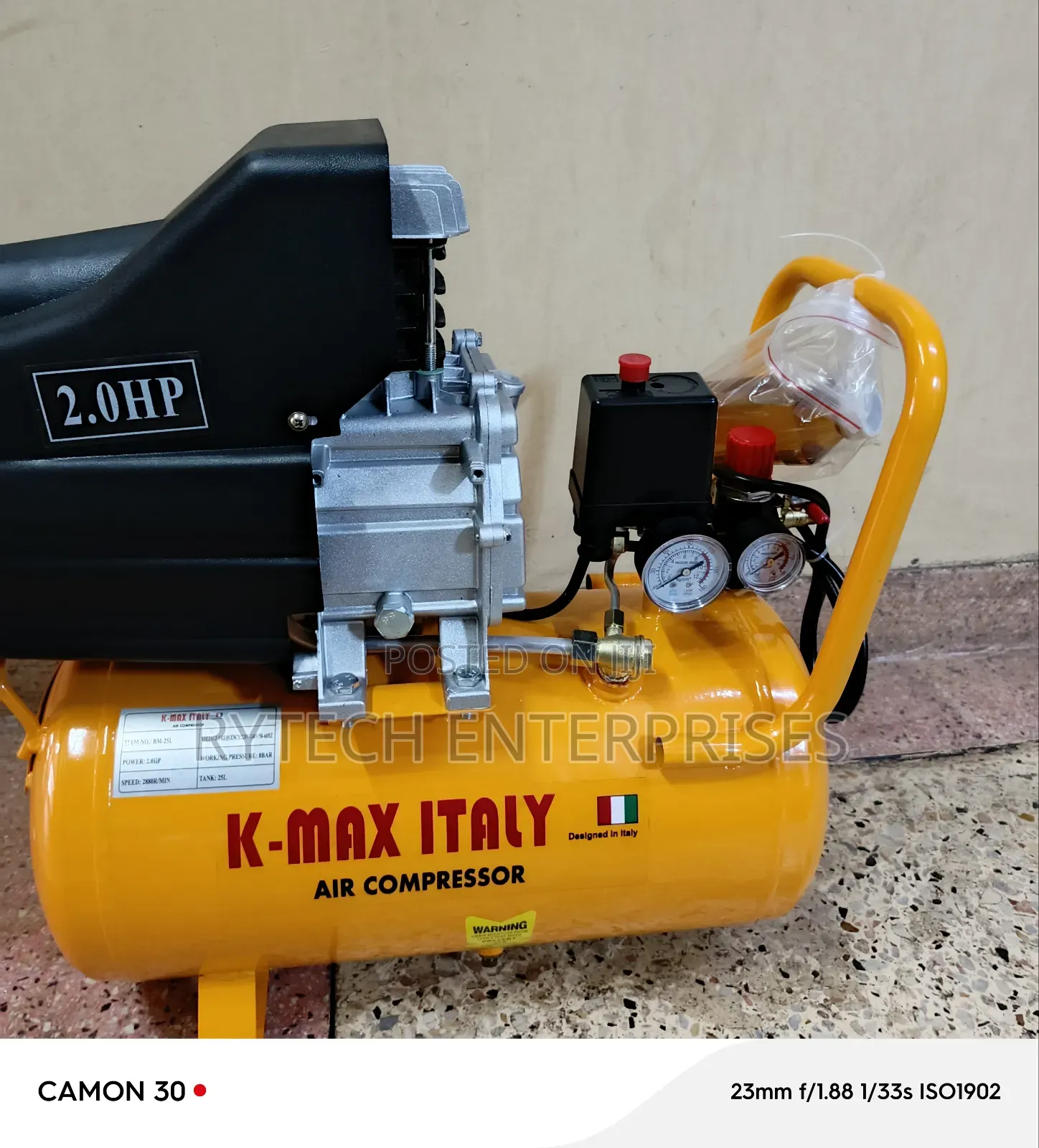 Electric Air Compressor 25litres