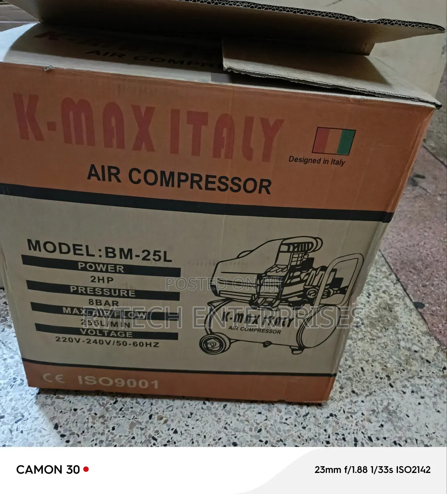 Electric Air Compressor 25litres
