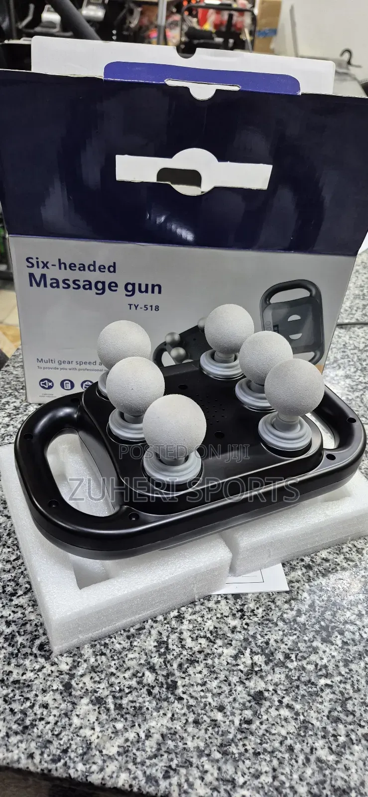 Six Headed Massager, Massage Gun Adjustable Mode