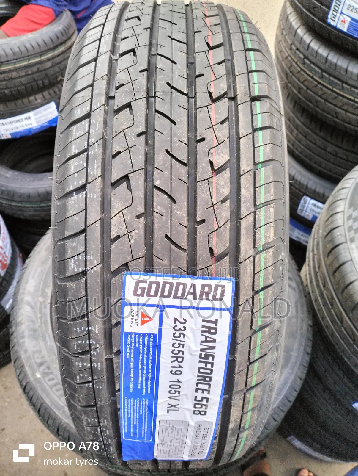 235/55r19 Goodard Tyre