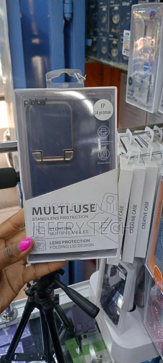 iPhone 14 Pro Max Flip Case Camshield Stenting Case Leather - main view