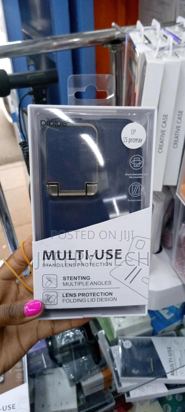 iPhone 14 Pro Max Flip Case Camshield Stenting Case Leather - thumbnail 3