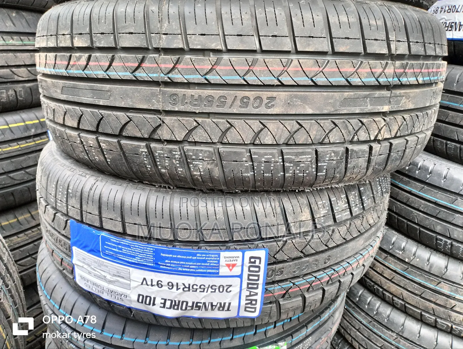 205/55r16 Goodard Tyre