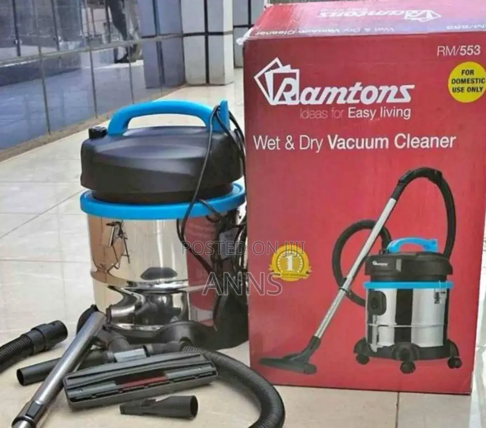 Ramtons Domestic Wet and Dry Vacuum Cleaner- RM/553
