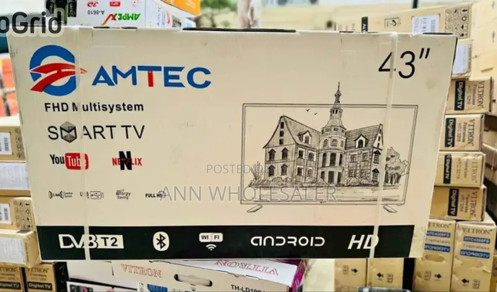 New Amtec 43 Inch Smart TV S-43
