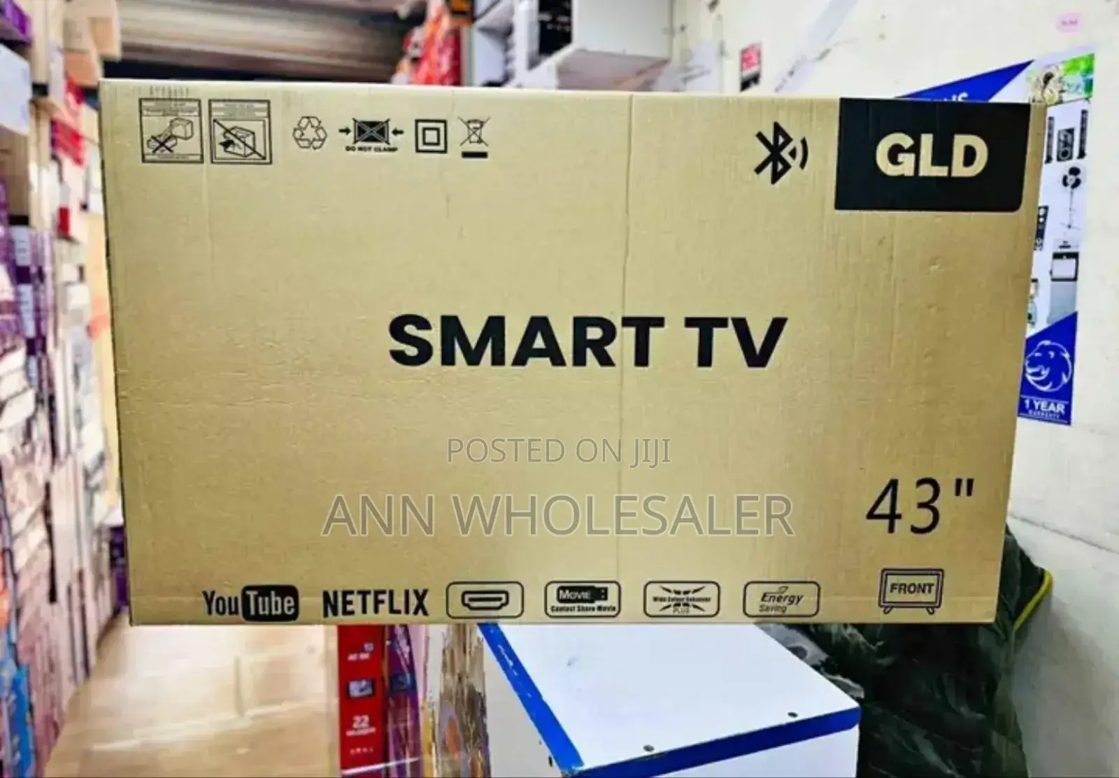 New Arrival GLD 43 Inch Frameless Smart With Bluetooth