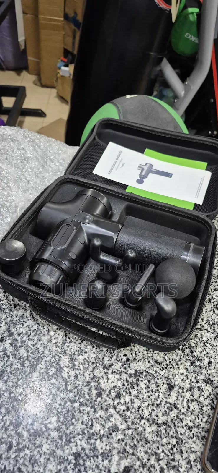 Massage Gun Heavy Duty Fascial Release With Detachable Heads