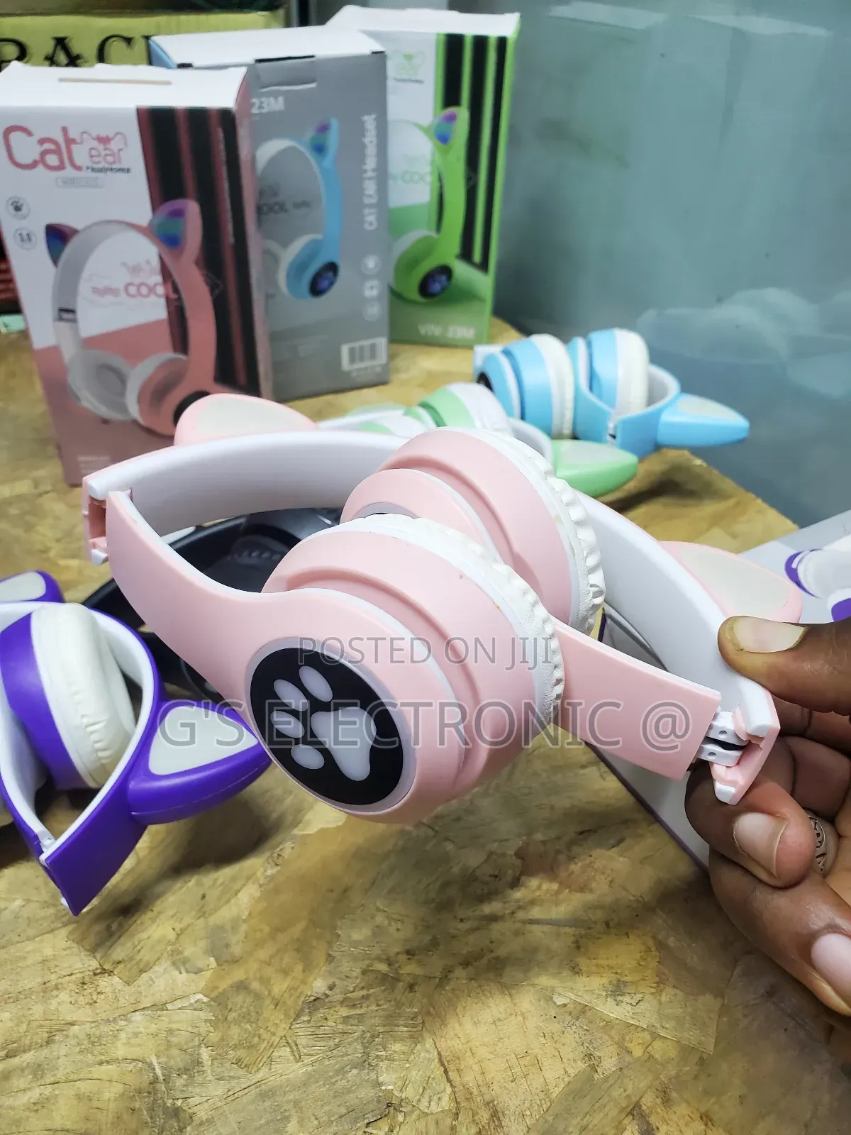 Kids Headphones (Pink Wireless)