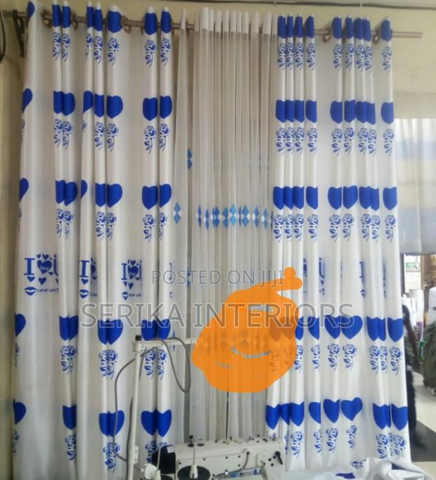 Blue and White Curtains Curtains