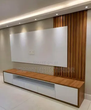 Fluted Panels, Wall Decor and Tv Stand
