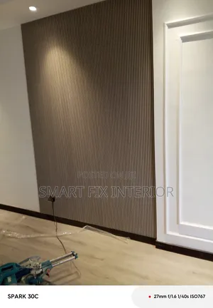 Fluted Panels, Wall Decor and Tv Stand