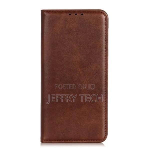 Flip Cover Huawei P30 Lite Cuir Fendu - thumbnail 3