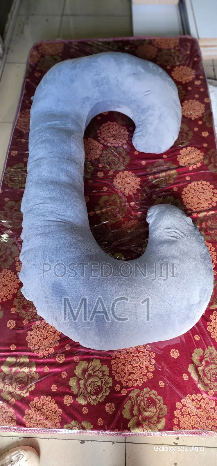 Imported Velvet C Shape Pregnancy Pillow