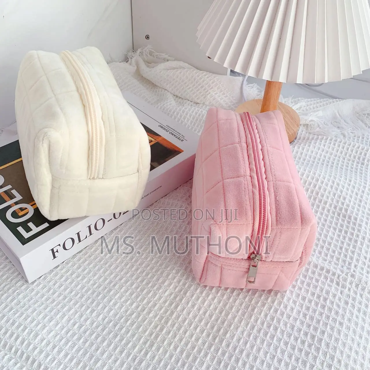 Cute Plush Makeup Bag for Women