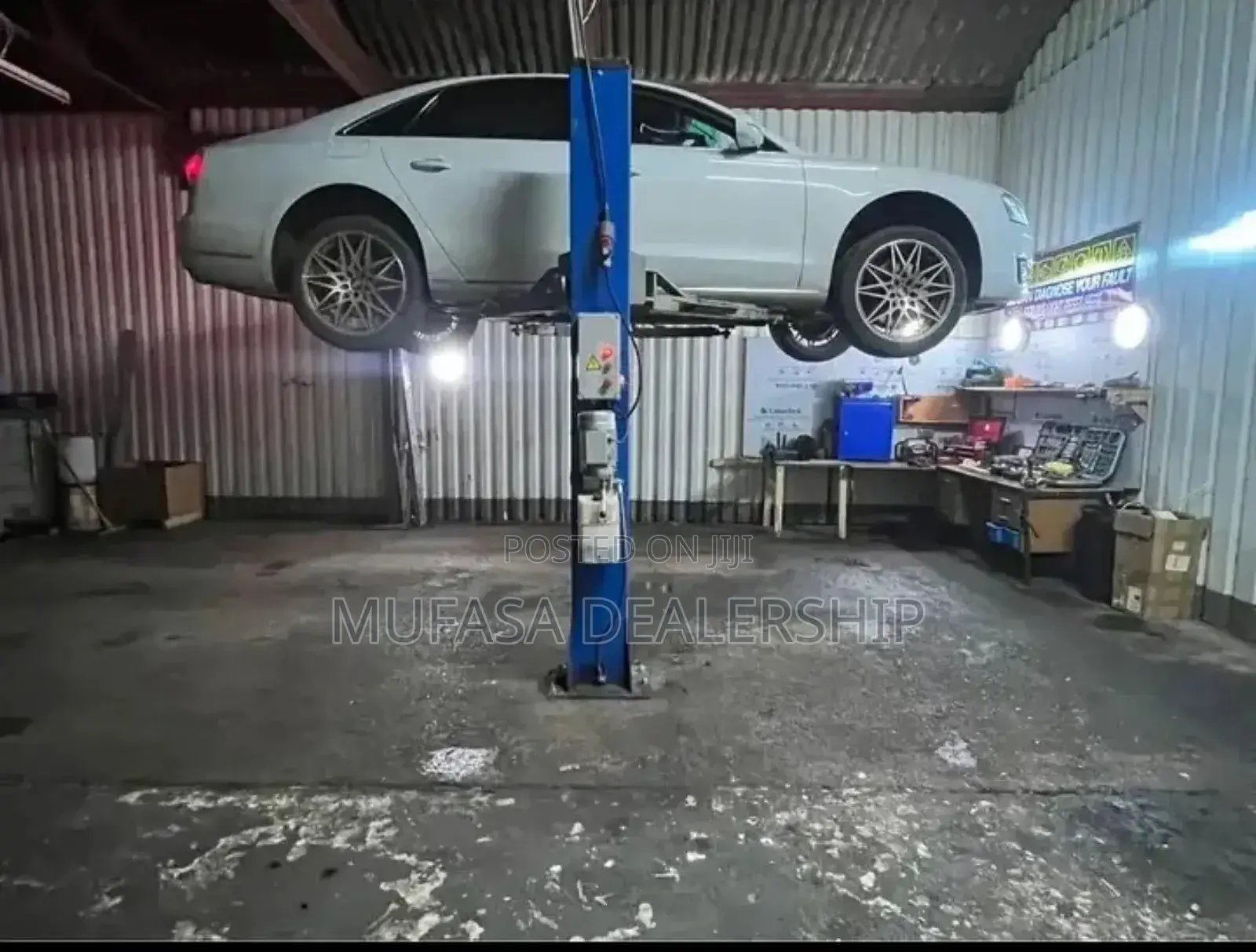 Mechanical Two Post Car Lifter Machine