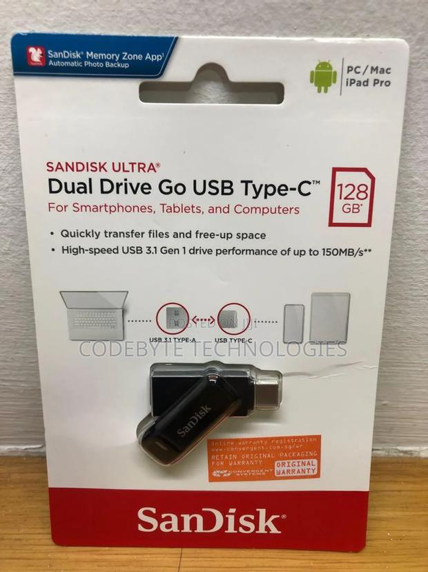 Sandisk Ultra Dual Drive Go USB Type-CTM 128GB^USB Type-C - main view