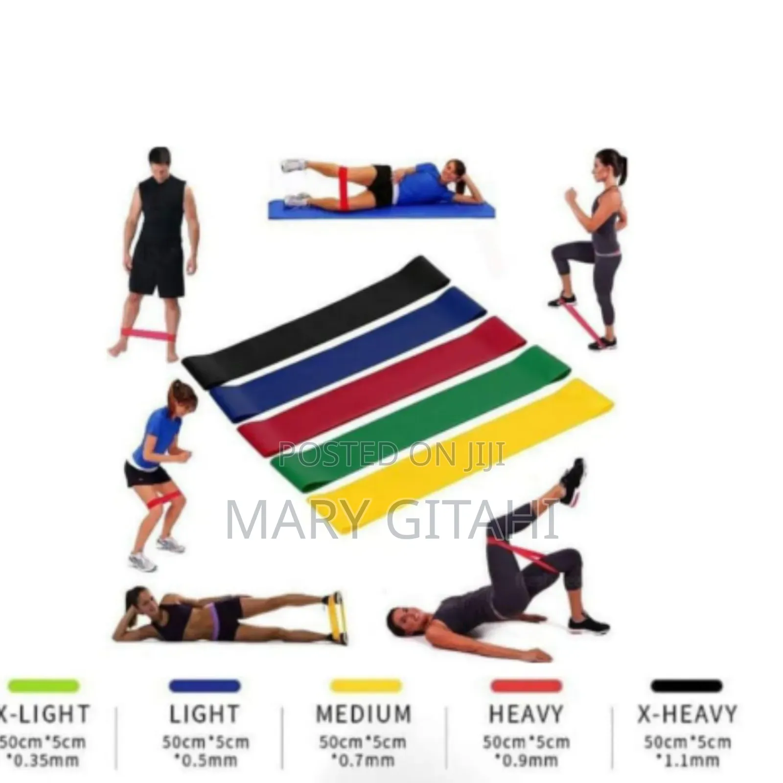 5pcs Set Best Resistance Bands