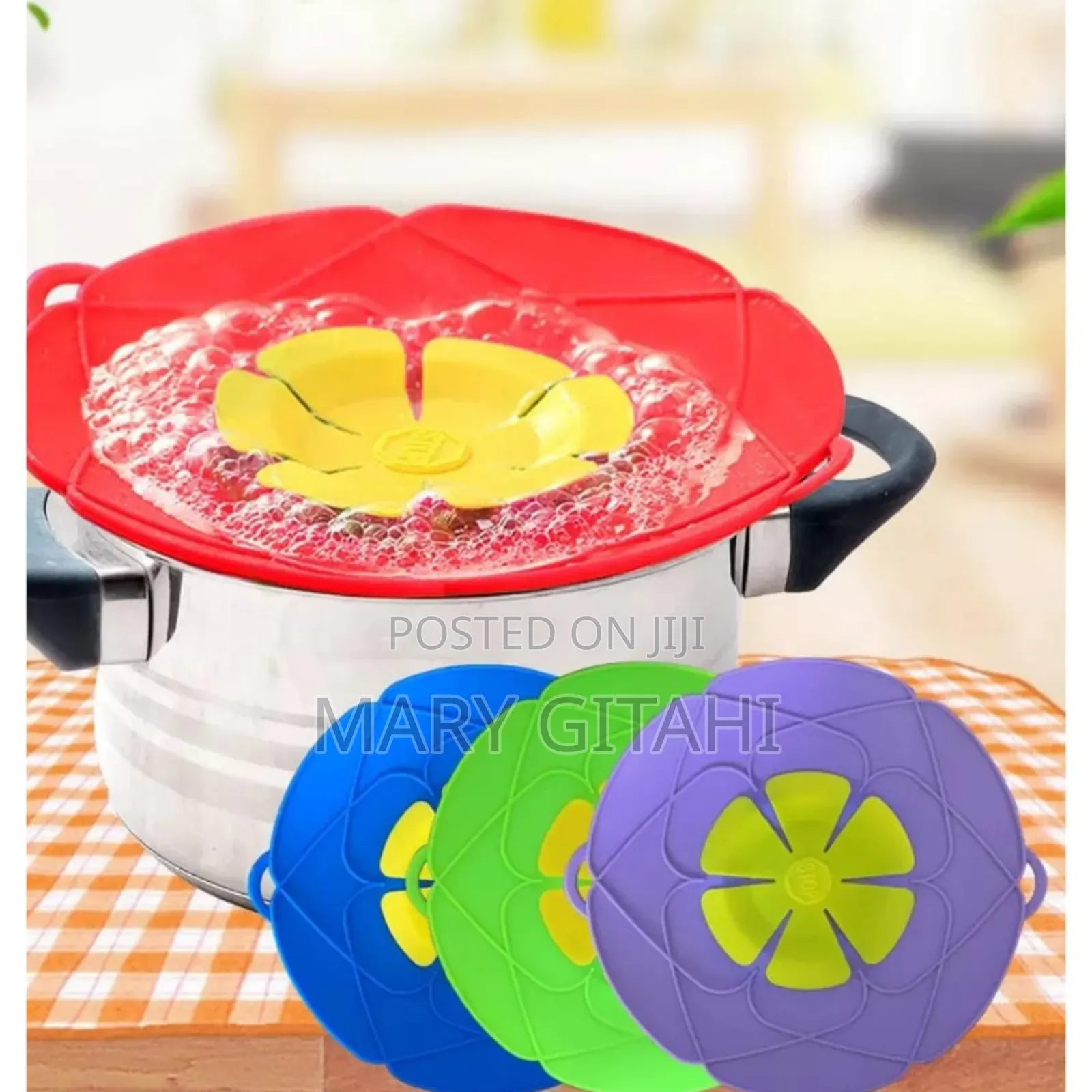 *Multifunctional Silicone Lid Spill Stopper at 
