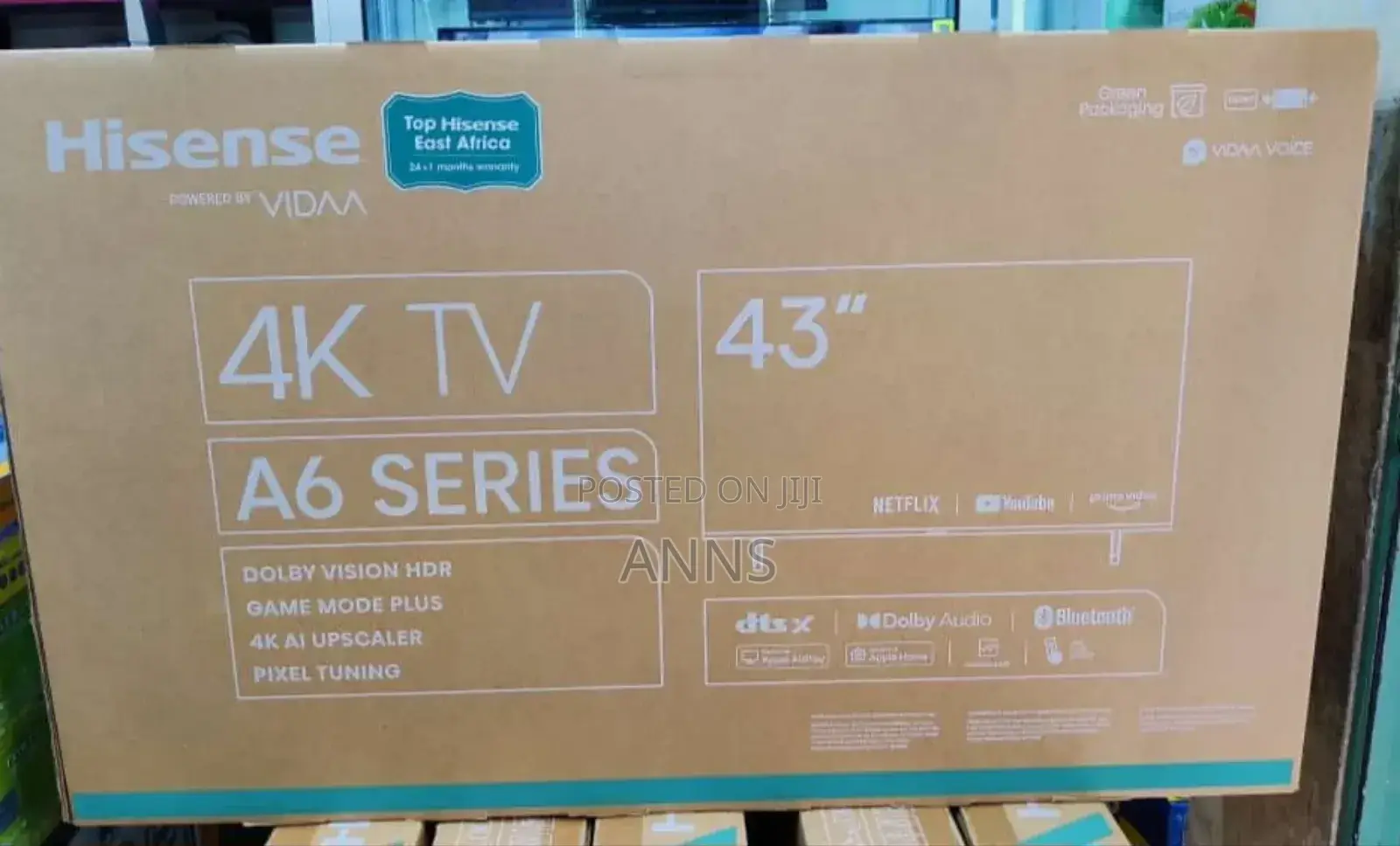 Hisense 43 Inch Smart Tv~° Frameless and Full HD