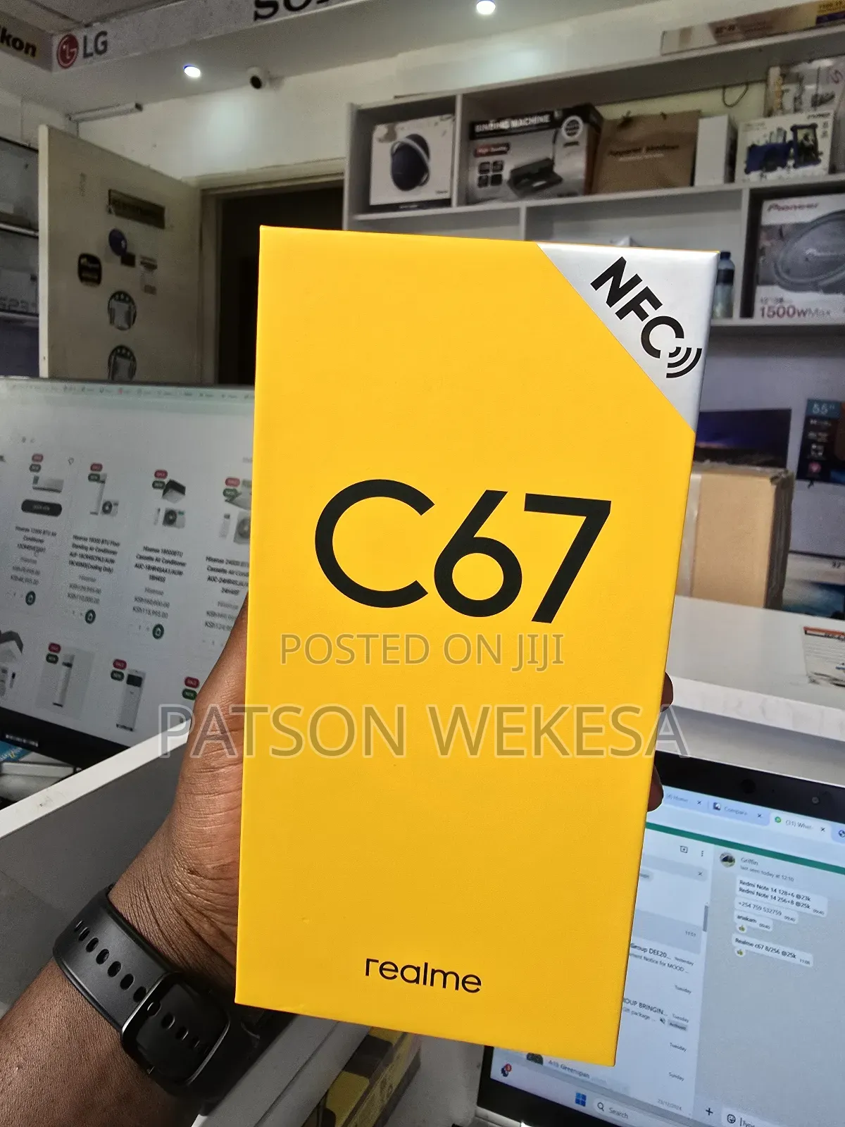 New Realme C67 256 GB Black