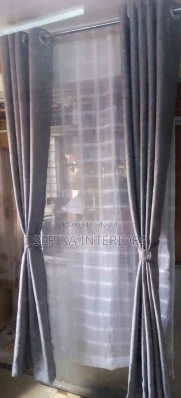 Light Grey Curtains and Sheers