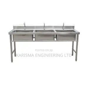 Triple Sink Cleaning Sink