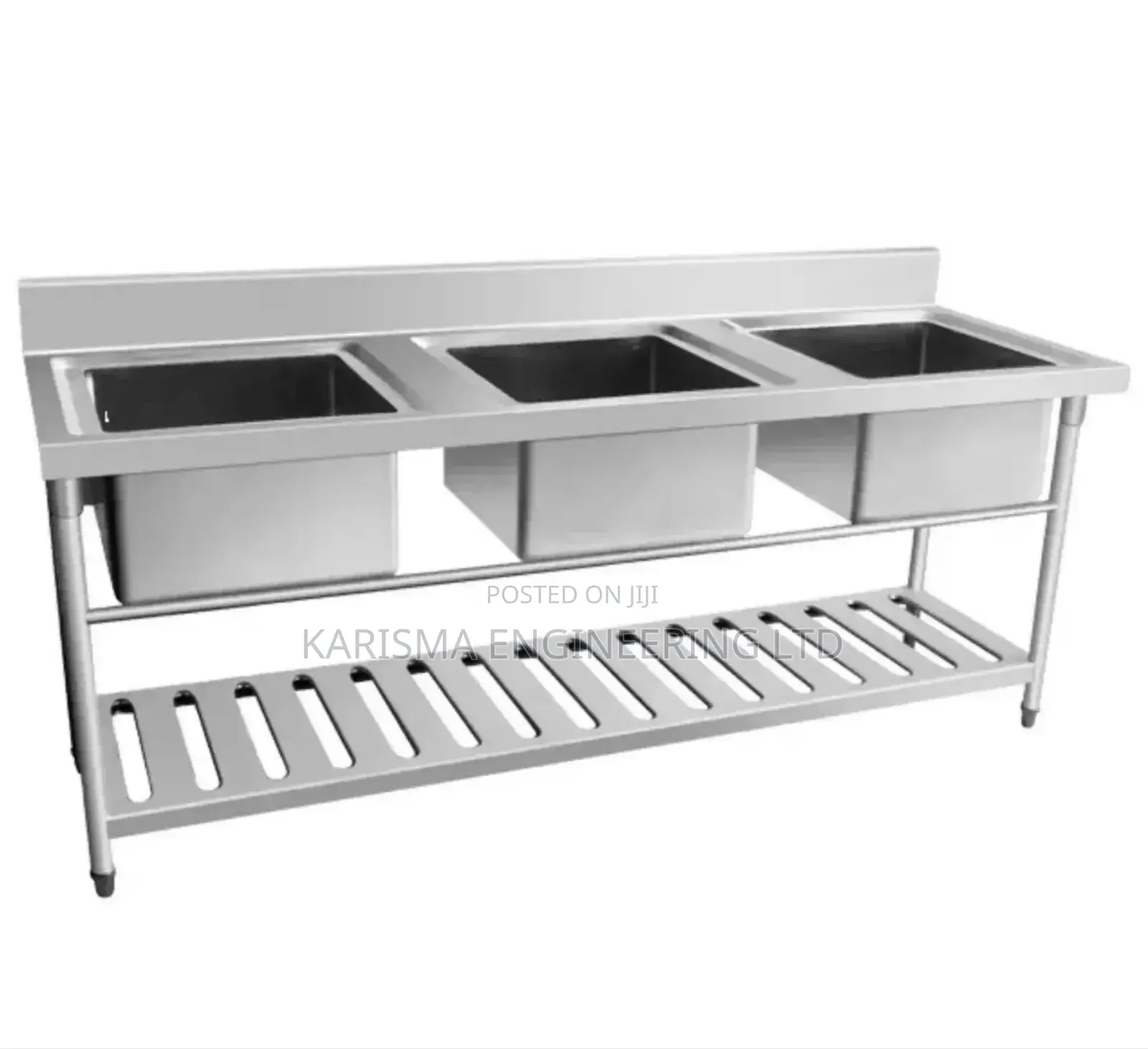 Stainless Steel Cleaning Sink.