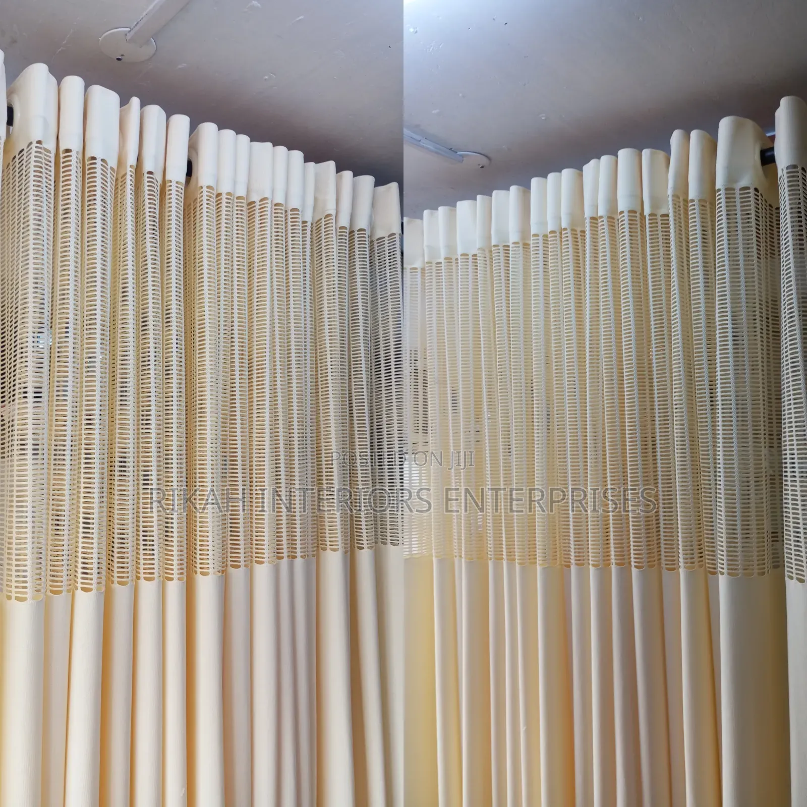 Cream Hospital Curtains