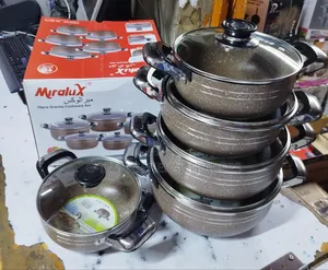 Miralux 10pcs Granite Set Cookware Pots