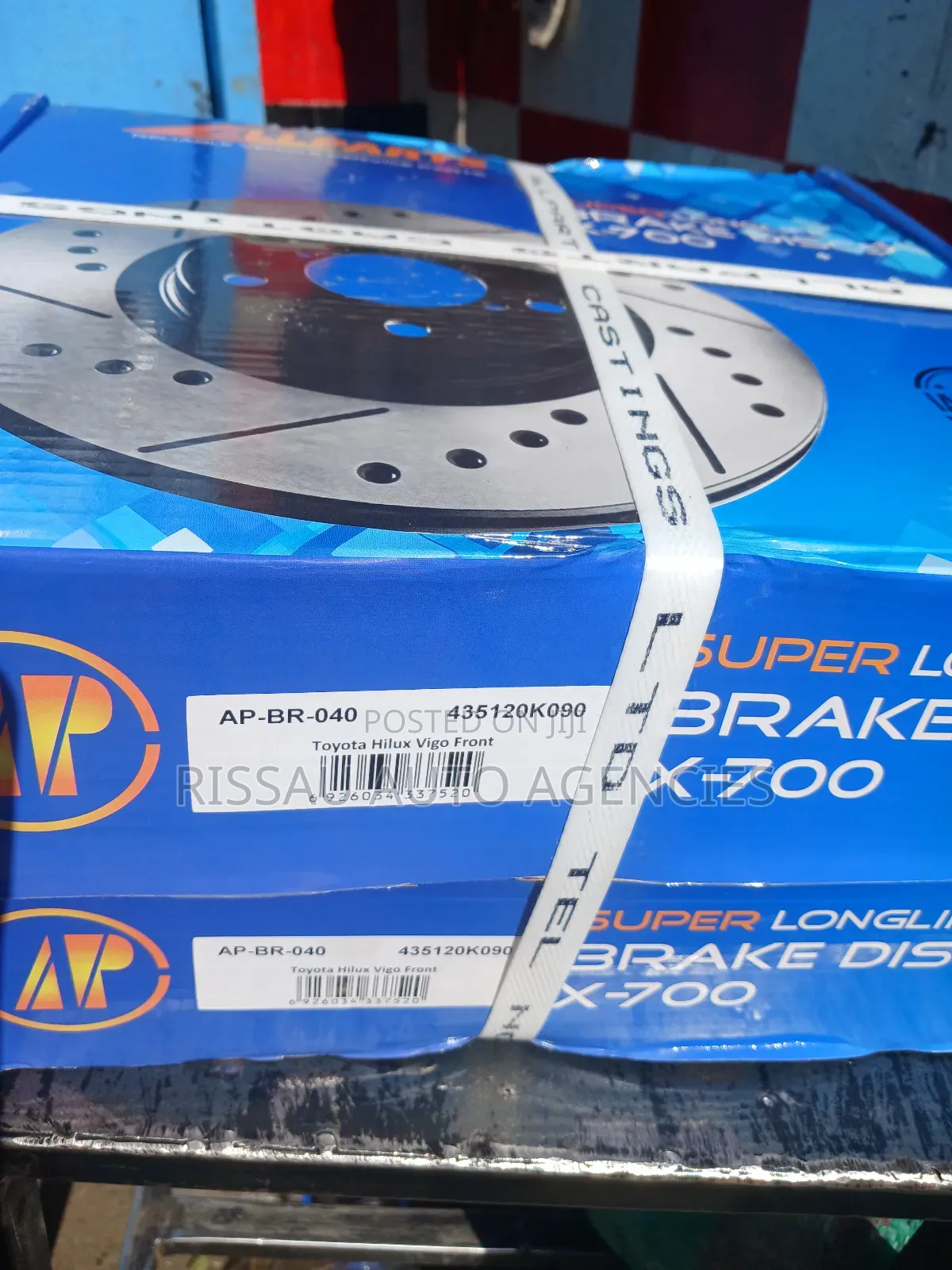 Toyota Hilux Vigo 4x4 Allparts Front Disc GP.43512OK100.