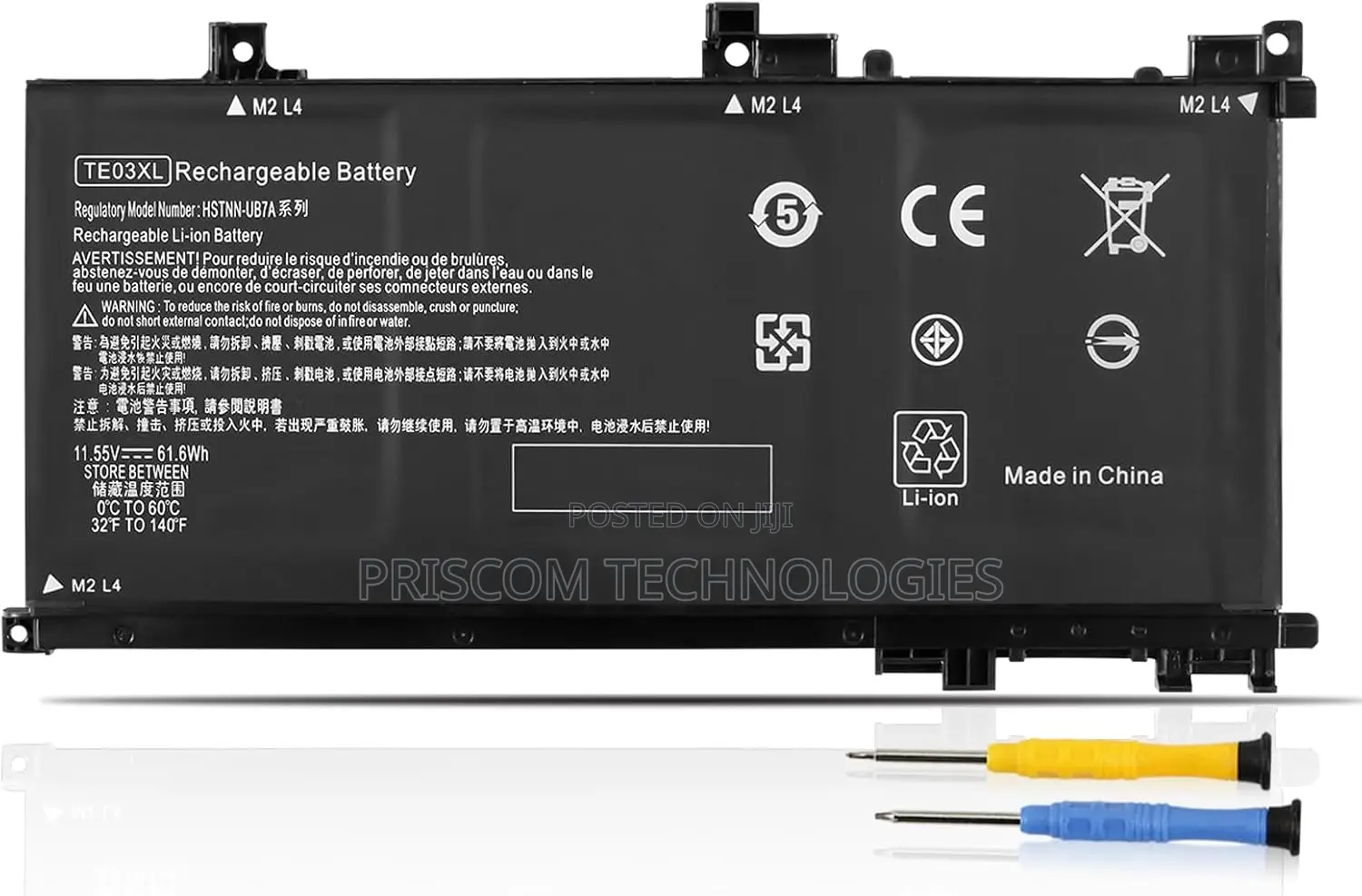 Teo3xl HSTNN-Ubta Battery for HP