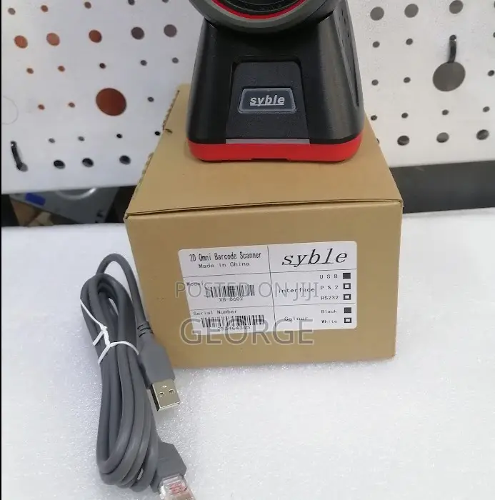 Round Table Mount Compact Xb8602 Barcode Scanner