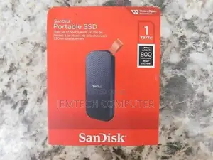 Sandisk E30 Portable External SSD 1tb - Black E30 Sandisk