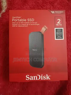 ~Sandisk E30 Portable External E30 SSD 2tb - Black^