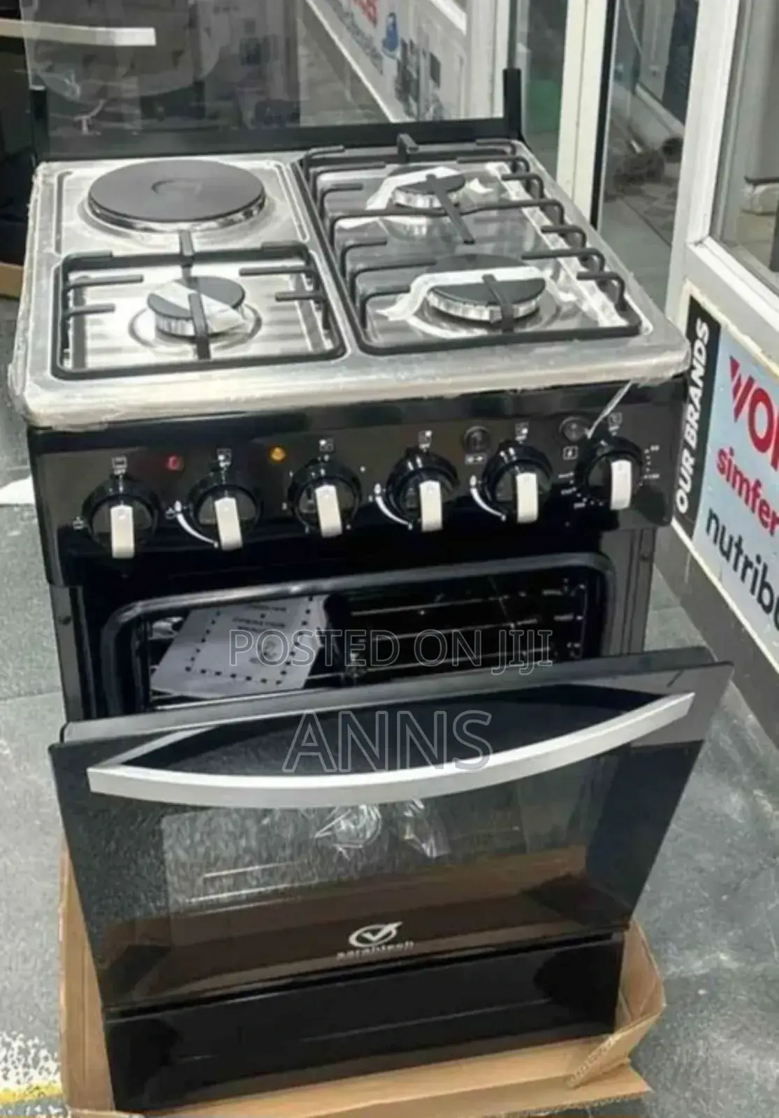 Saratech 3+1 Standing Cooker With Jet Valve
