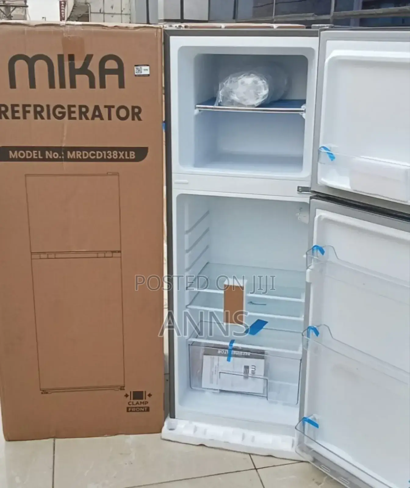 Mika 138L Defrost Double Door Fridge ~Excellent Compartment