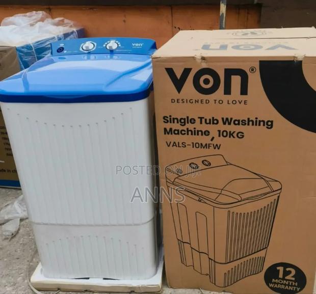 Von 10kgs Top Load Single Tub Washing Machine - main view