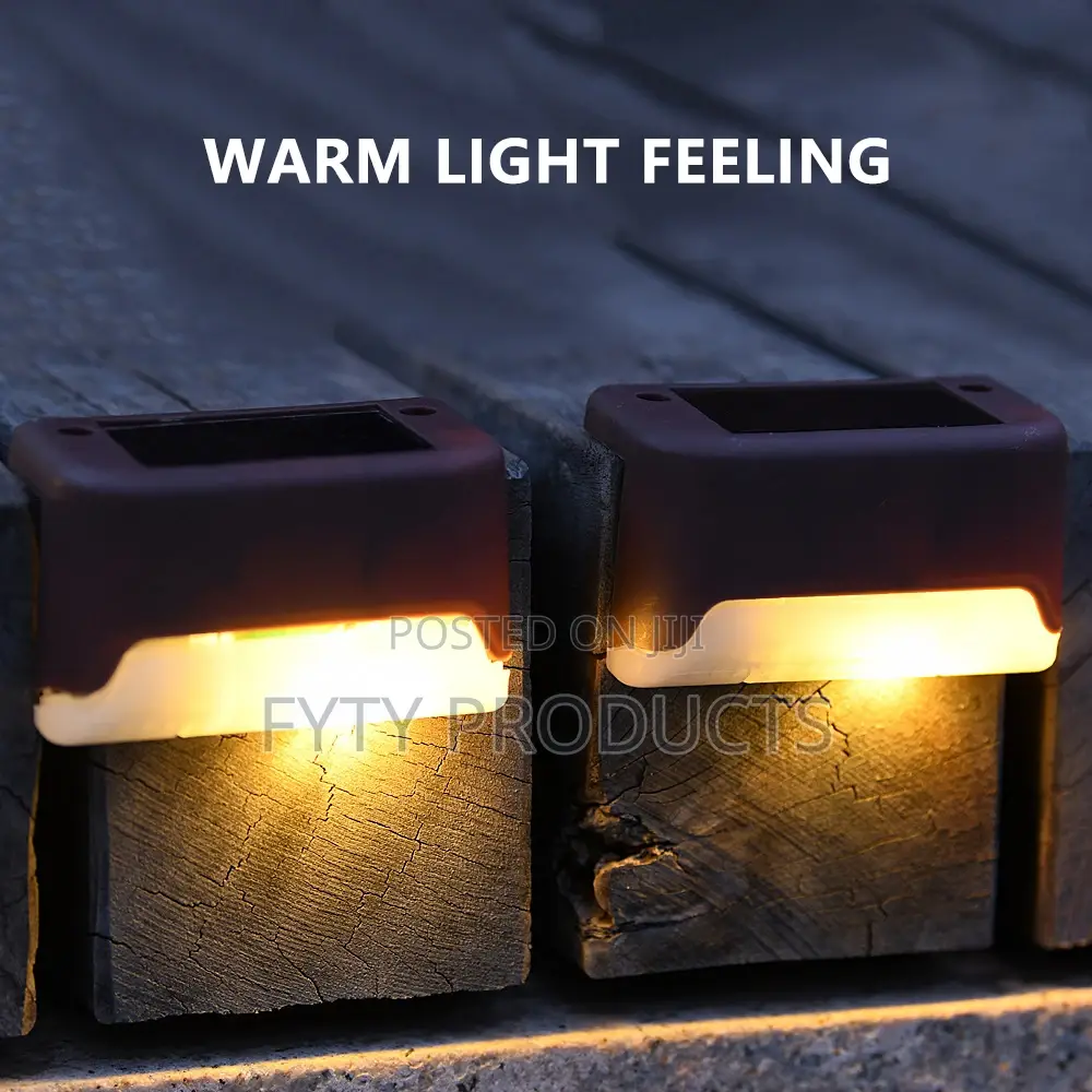 Rechargeable Waterproof Solar Deck Lamp Outdoor Emergencyled