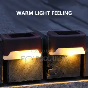 Rechargeable Waterproof Solar Deck Lamp Outdoor Emergencyled