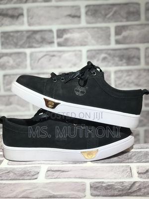 Black Leather Timberland Smart Casual (Leather)