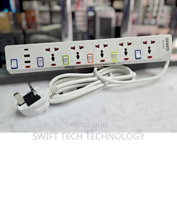 *Starworth Extension 5way With USB Ports *