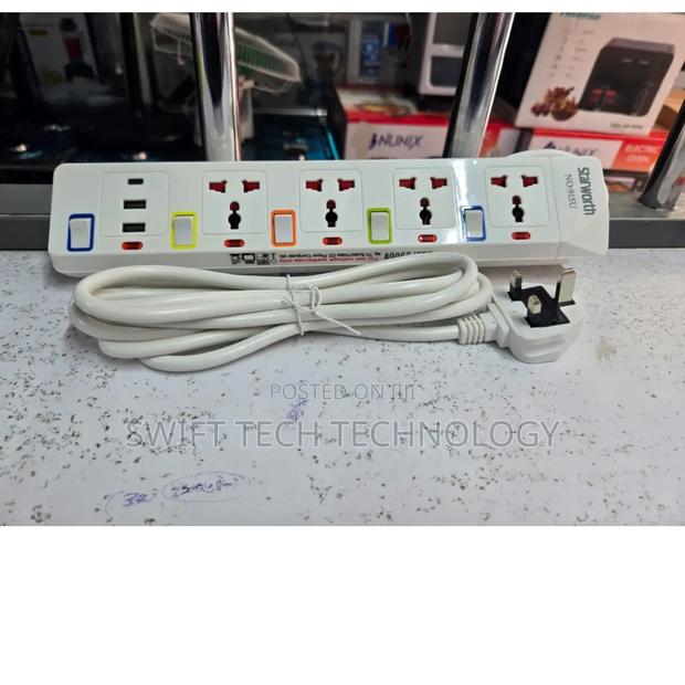 *Starworth Extension 4way With USB Ports*