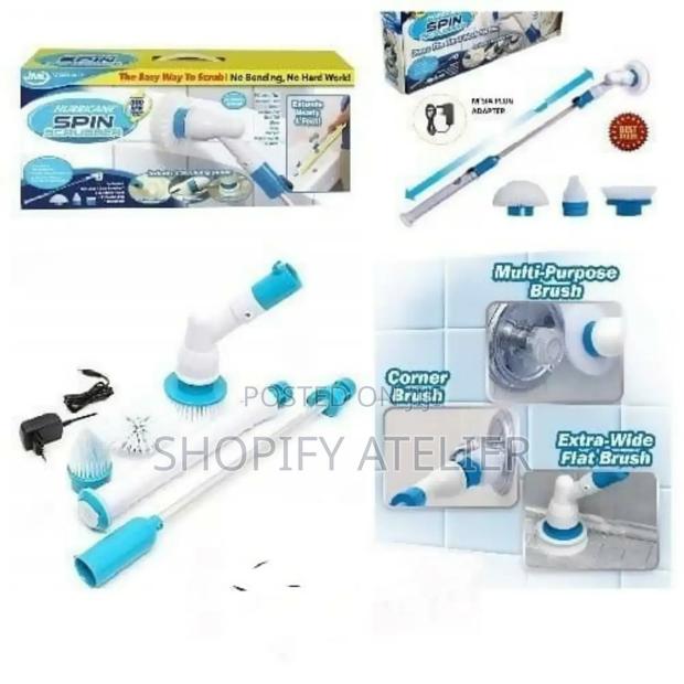 Hurricane Spin Electric Scrubber Including 3 Scrubbing Heads - thumbnail 4