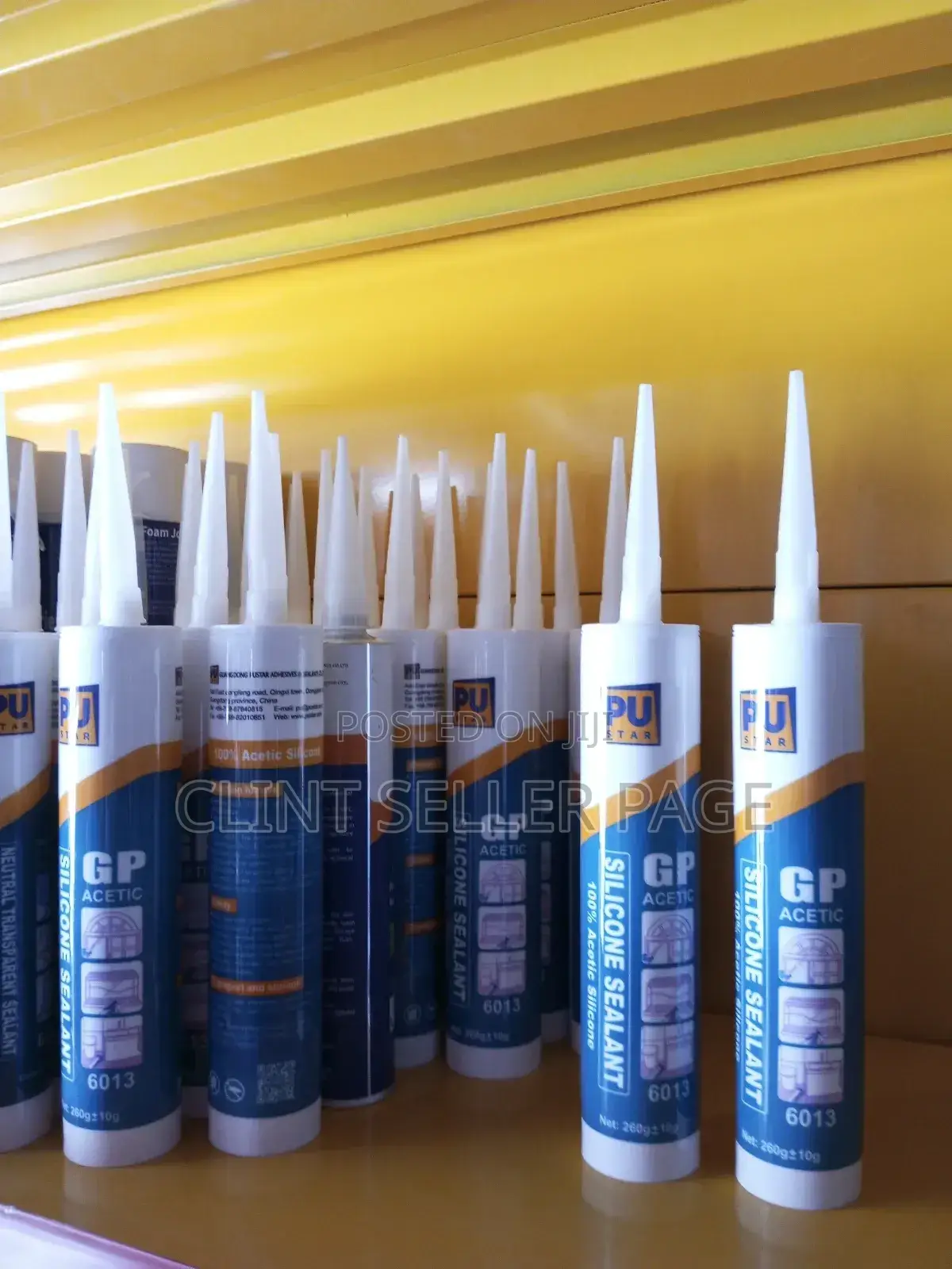 Silicone Sealant/ Dura Seal.