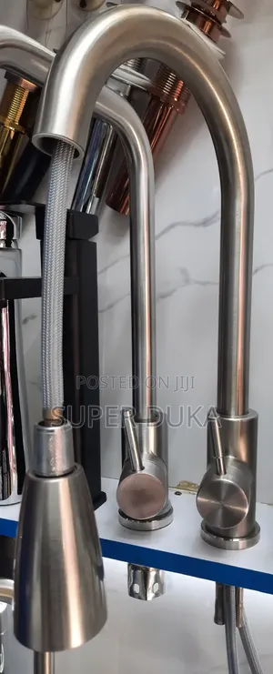 Mixer Tap.Long Neck Kitchen Pull Out Pillar Tap