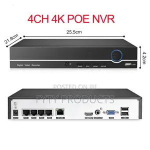 4 Channel 5mp H.265 Poe NVR