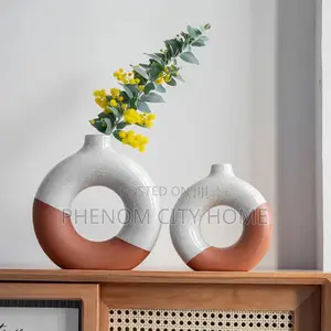 Half Glazed Classic Ceramic Vases Available